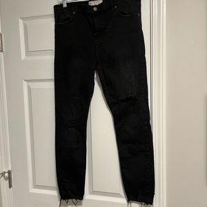 Free people distressed denim 31R